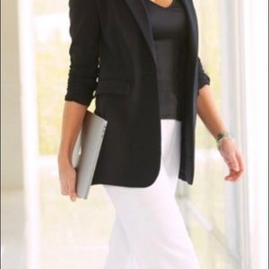 Boston Proper Fitted Boyfriend Blazer